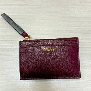 Burgundy - wine Tumi wallet. New